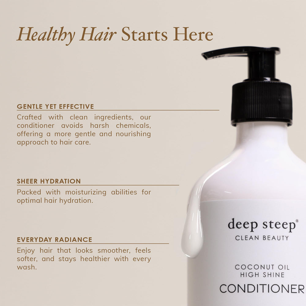 Deep Steep Curl Defining Conditioner ingredients closeup with shea and aloe