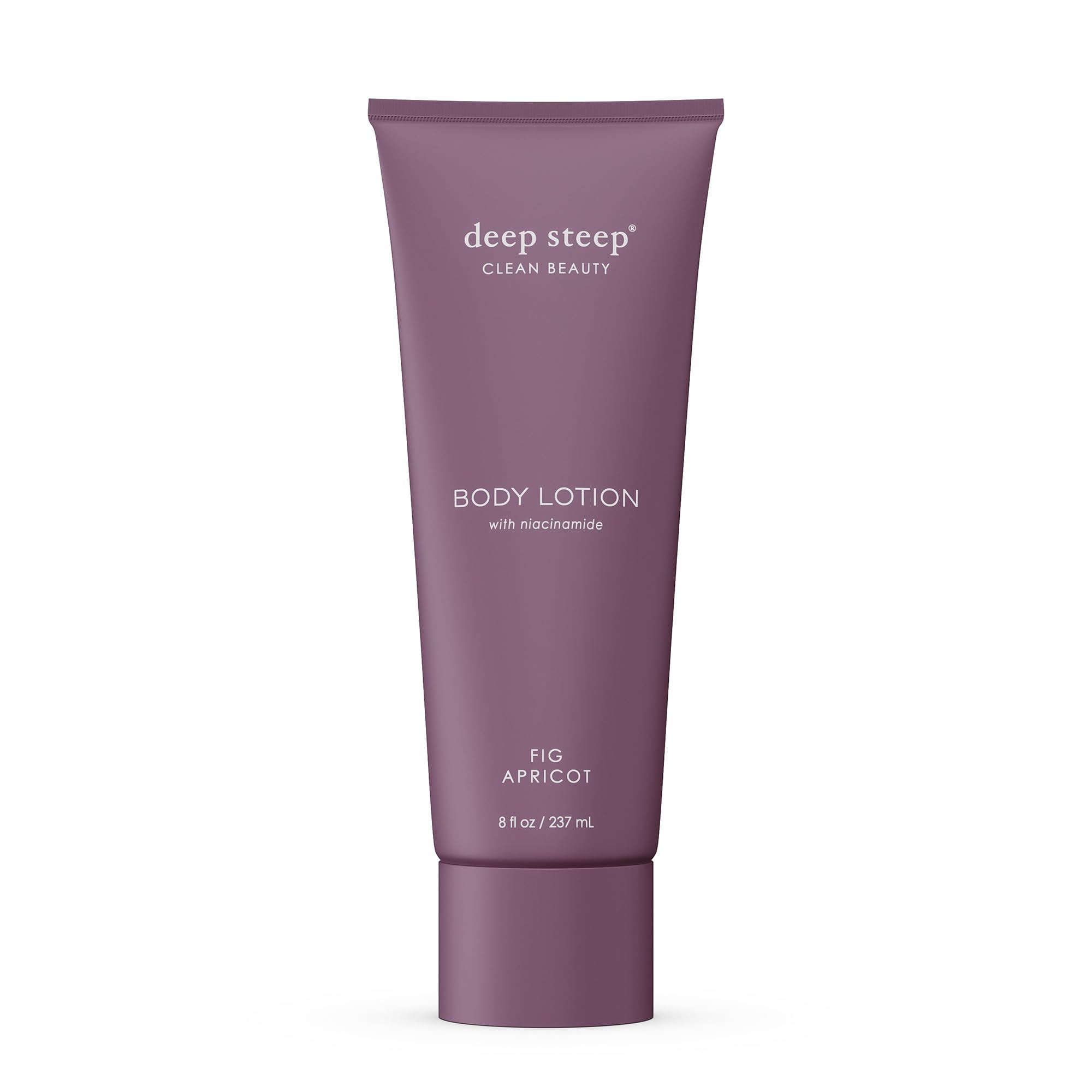 Deep Steep Fig Apricot lotion bottle for daily hydration.