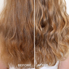 Deep Steep hair after wash showing shine and smoothness
