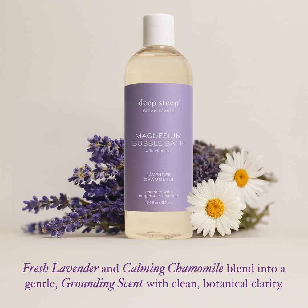 Deep Steep magnesium bubbles with coconut oil for hydration