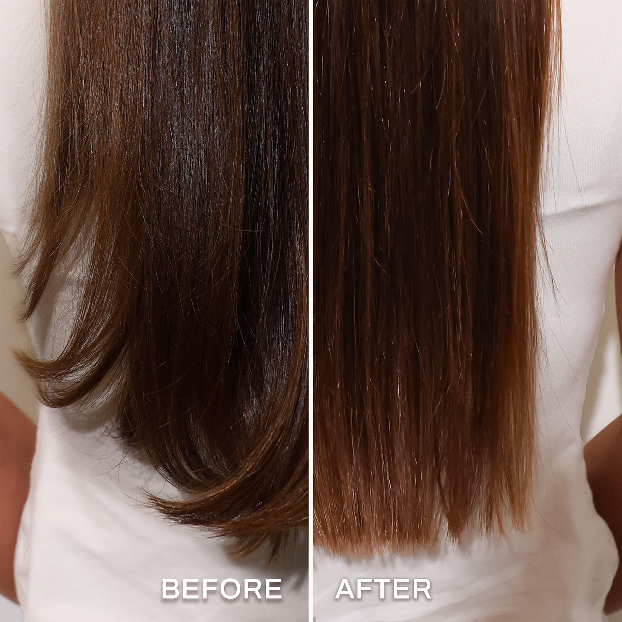 Deep Steep soft-hair-after-use demonstrates smoother strands and manageable styling