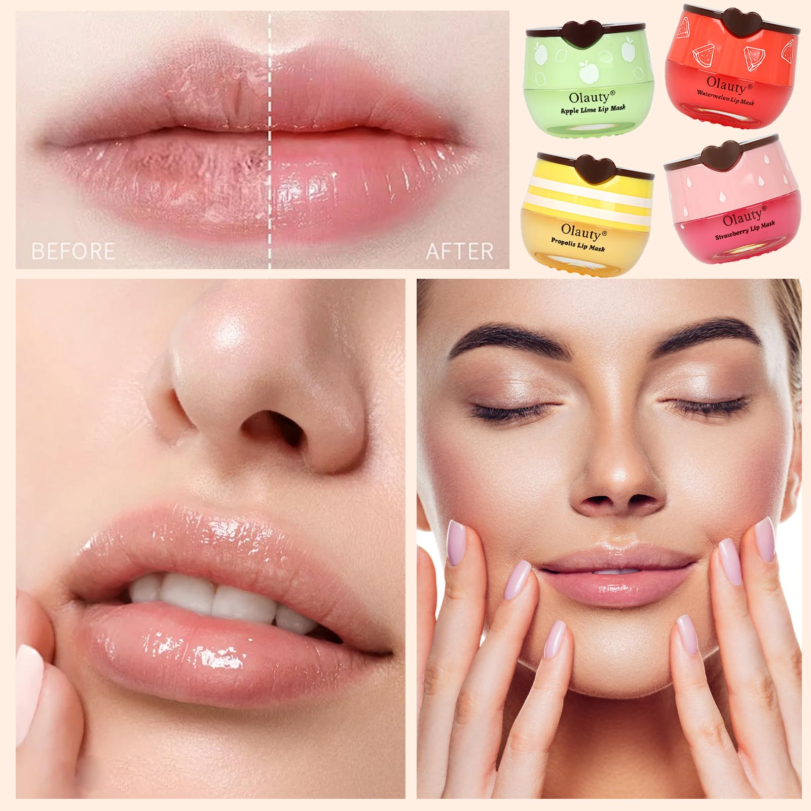 Deepmind Lip Mask Stick Design for easy, mess-free application