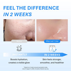 Peptide complex label detail emphasizing elasticity and smoother skin