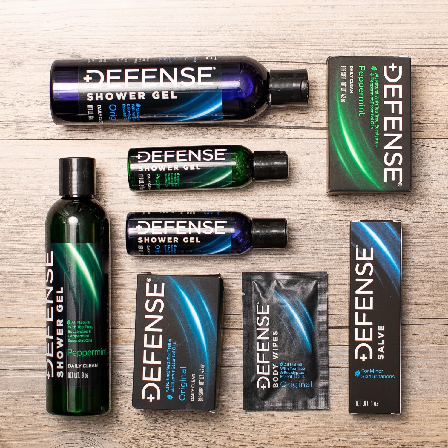 Defense Soap athlete showcase on gym bench highlights cleansing for workouts