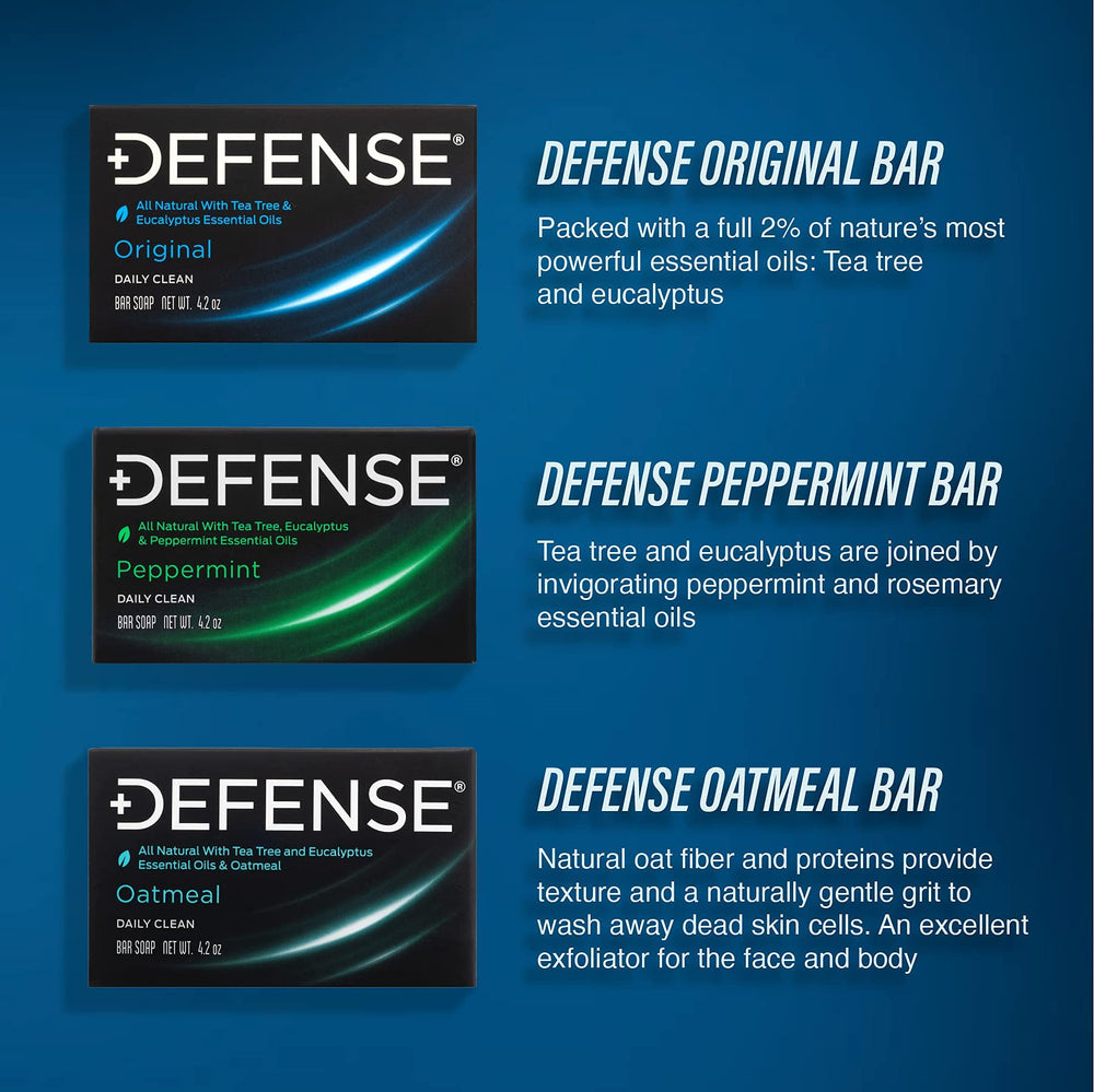 Creamy lather from Defense Soap tea tree bar during shower