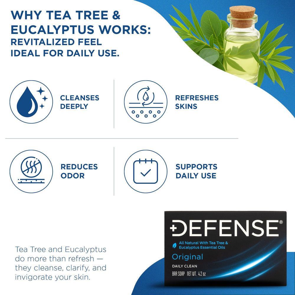 Defense Soap tea tree bar soap ingredients highlight natural oils