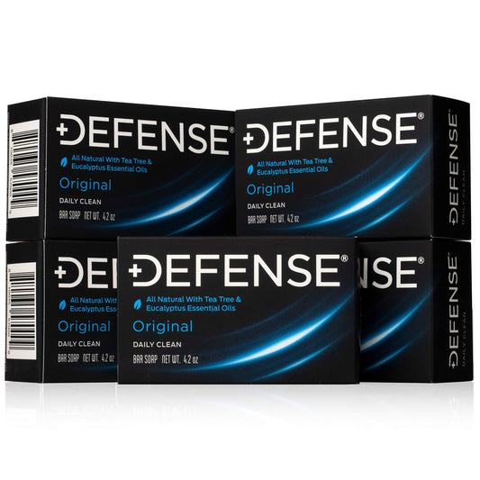 Defense Soap tea tree bar soap pack ready for post-training use