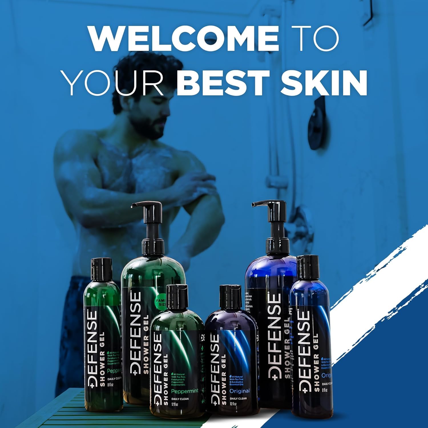 Defense Soap Tea Tree Body Wash ideal after workouts for quick refreshment