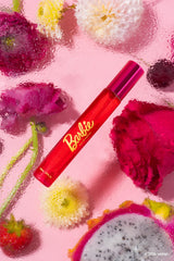 DefineMe Barbie fragrance bottle emphasizes creamy sandalwood for refined everyday wear.