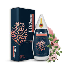 DEGO HERBAL Deep Refresh shampoo bottle with zizyphus infusion for gentle cleanse.