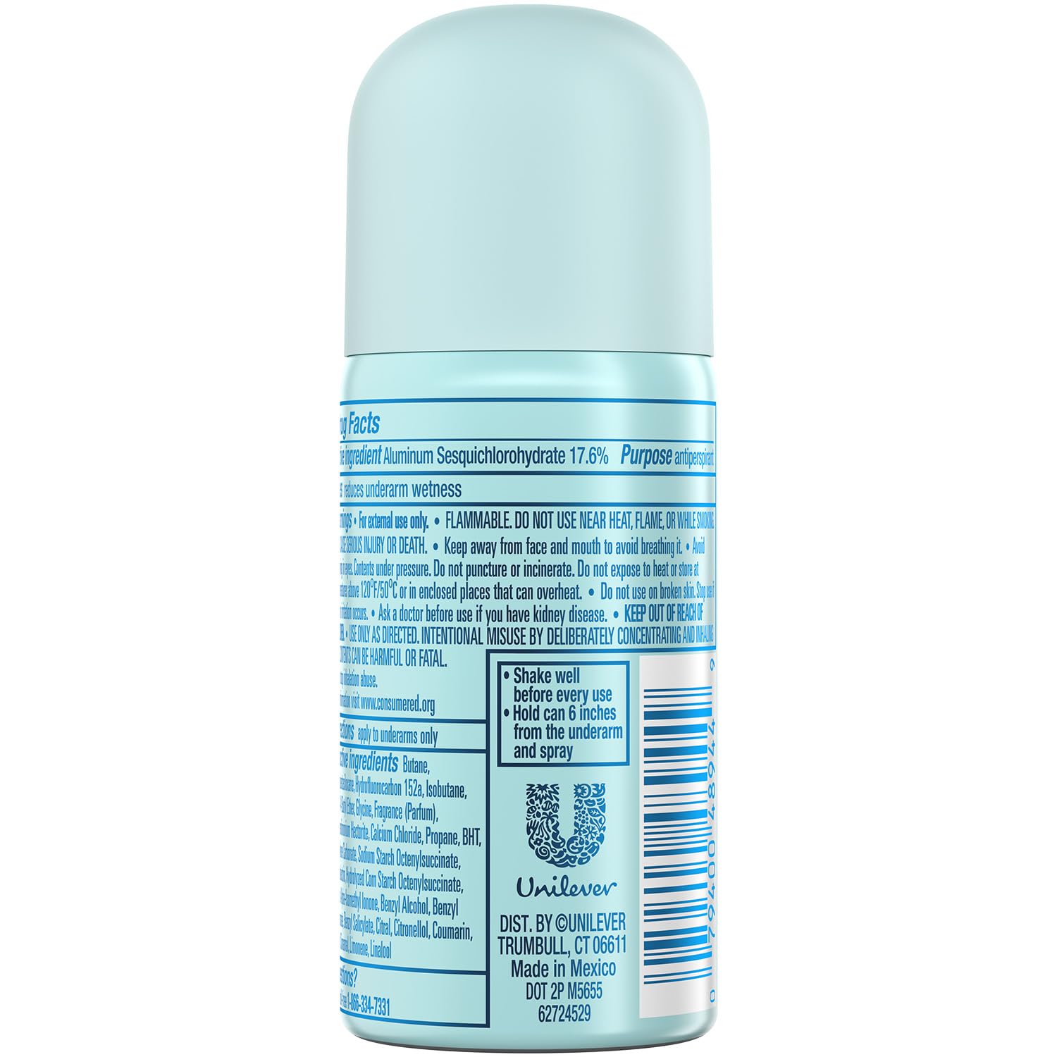 Degree Body Heat Activated technology showcased for enhanced freshness during activity.