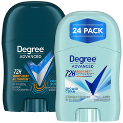 Degree Cool Rush travel stick for on-the-go freshness and morning routines.