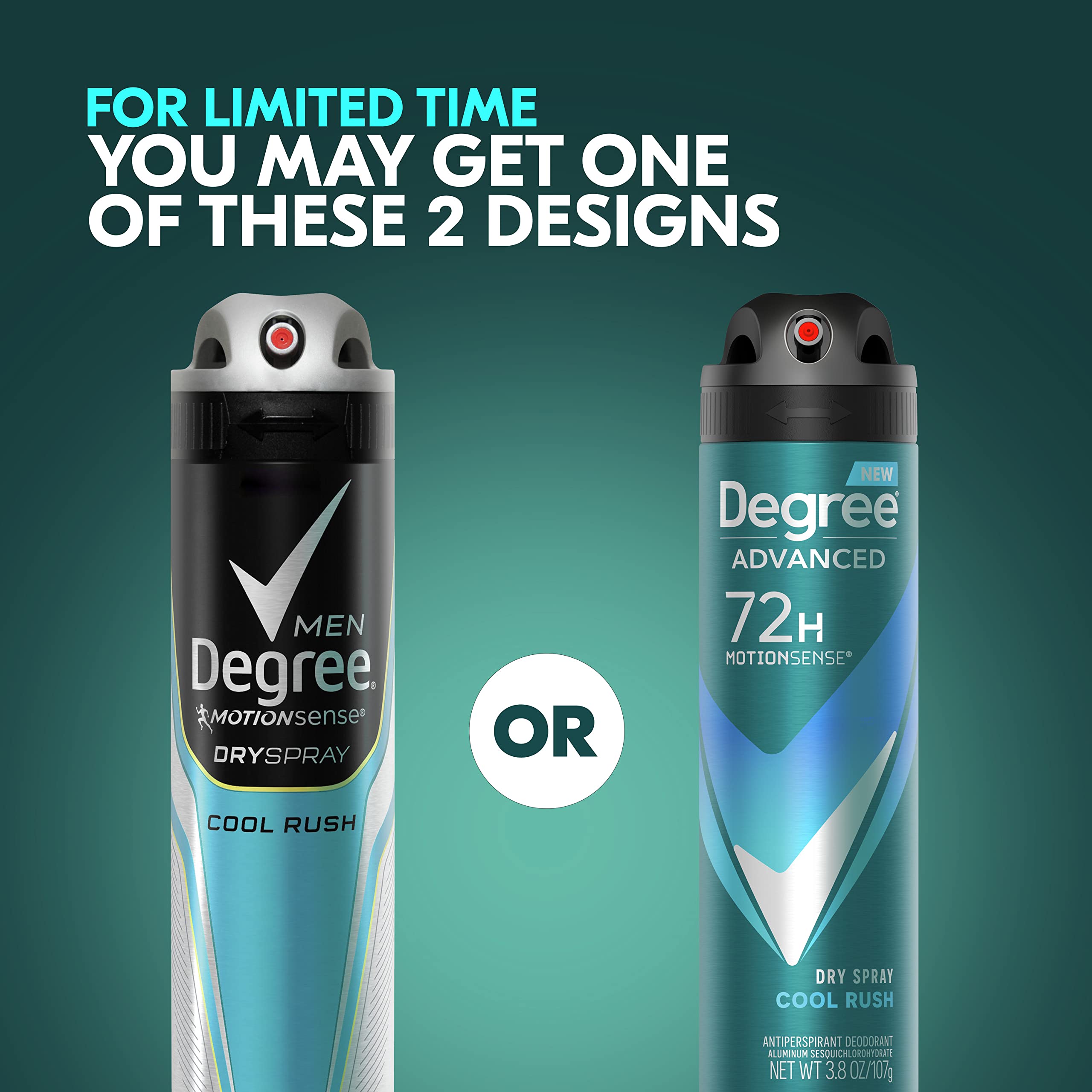 Degree Men Cool Rush pack of 3-count for daily use