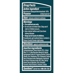 Recycling symbol beside Degree packaging showing eco-friendly options