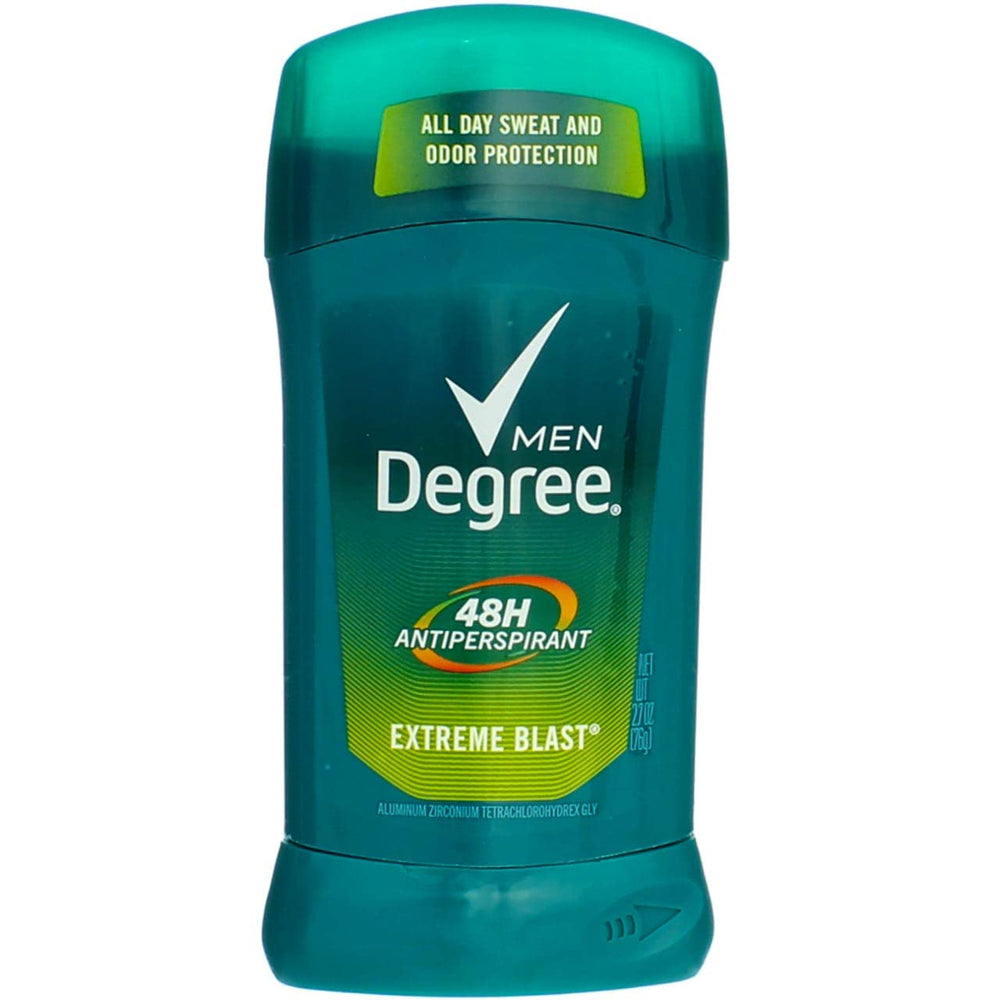 Degree Men Extreme Blast stick application for quick, dry freshness.