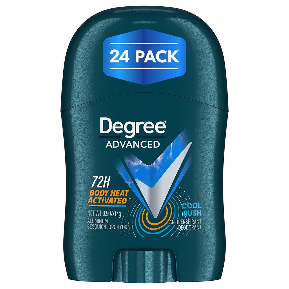Degree Men Travel Deodorant Cool Rush stick provides on the go freshness.