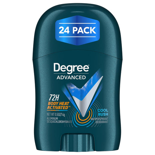 Degree Men Travel Deodorant Cool Rush stick provides on the go freshness.