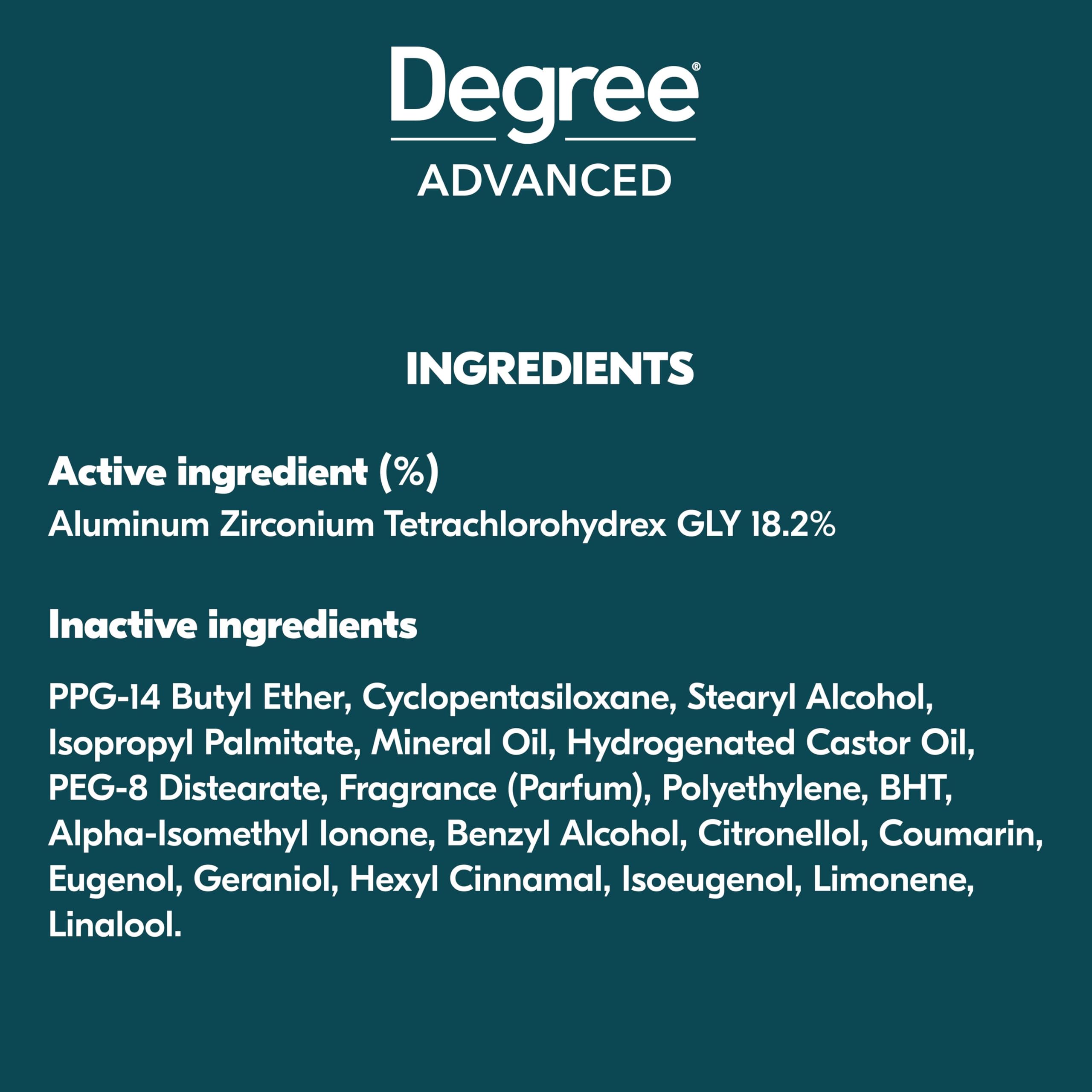 Degree Ultra Fresh Cool Rush stick ready for daily routine use