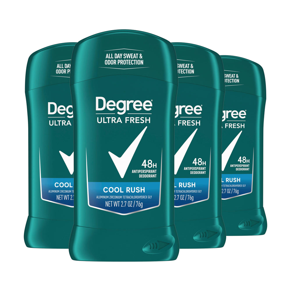 Degree Ultra Fresh Cool Rush stick front view for daily protection