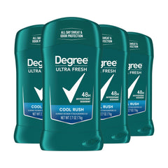 Degree Ultra Fresh Cool Rush stick front view for daily protection