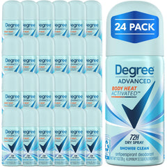 Degree Women travel deodorant mini sprays offer on-the-go protection in a compact bottle.