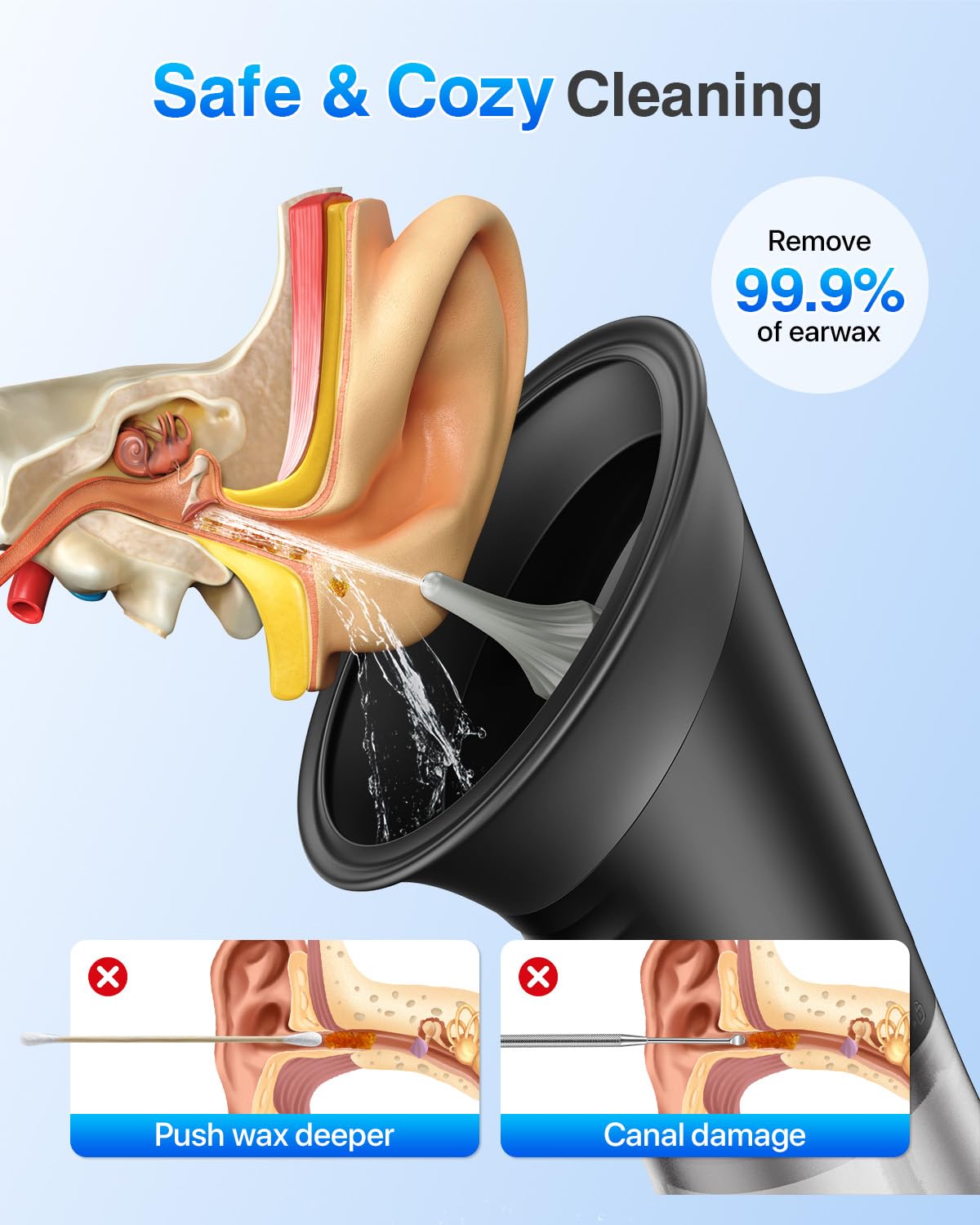 DEJUNPIOOL 12 silicone nozzles set supports safe, personalized family use