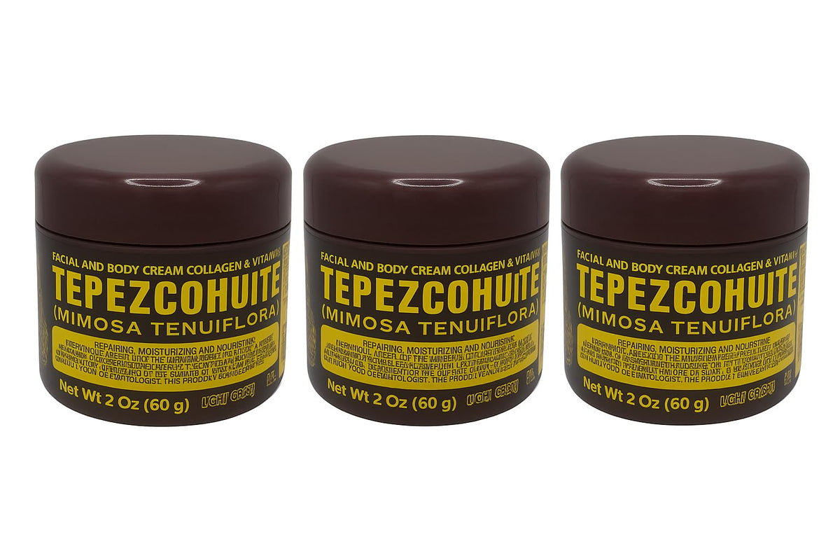 Del Indio Papago Tepezcohuite night cream jar for easy nightly skincare.