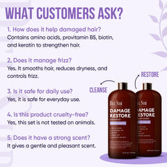DEL SUR Amino Acids Biotin Provitamin B5 formula nourishes hair.