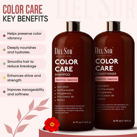 DEL SUR Color Safe Conditioner tube preserving vibrancy and detangling
