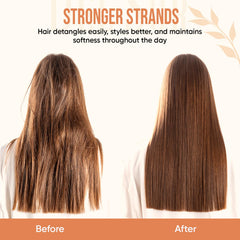 DEL SUR finished look with frizz-free, silky hair after use