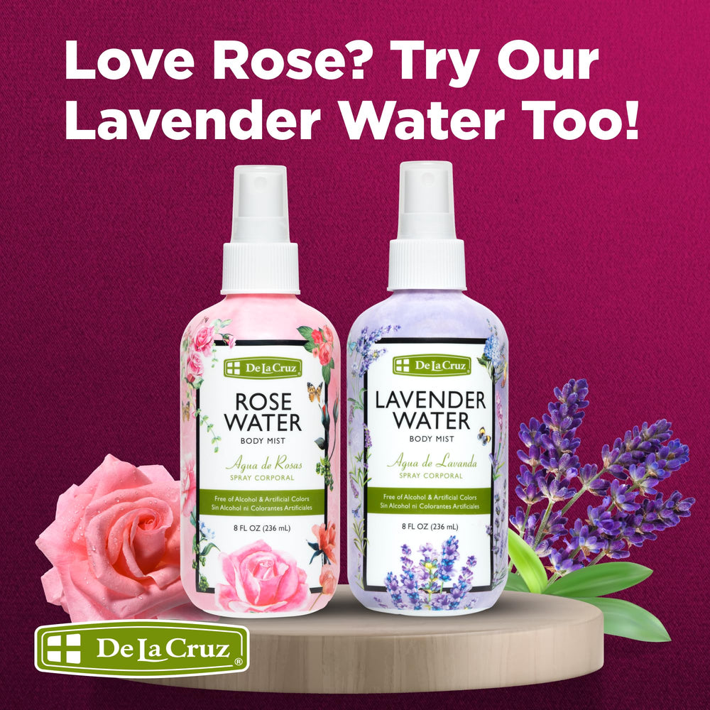 De La Cruz Rose Water Alcohol-free formula benefits for sensitive skin