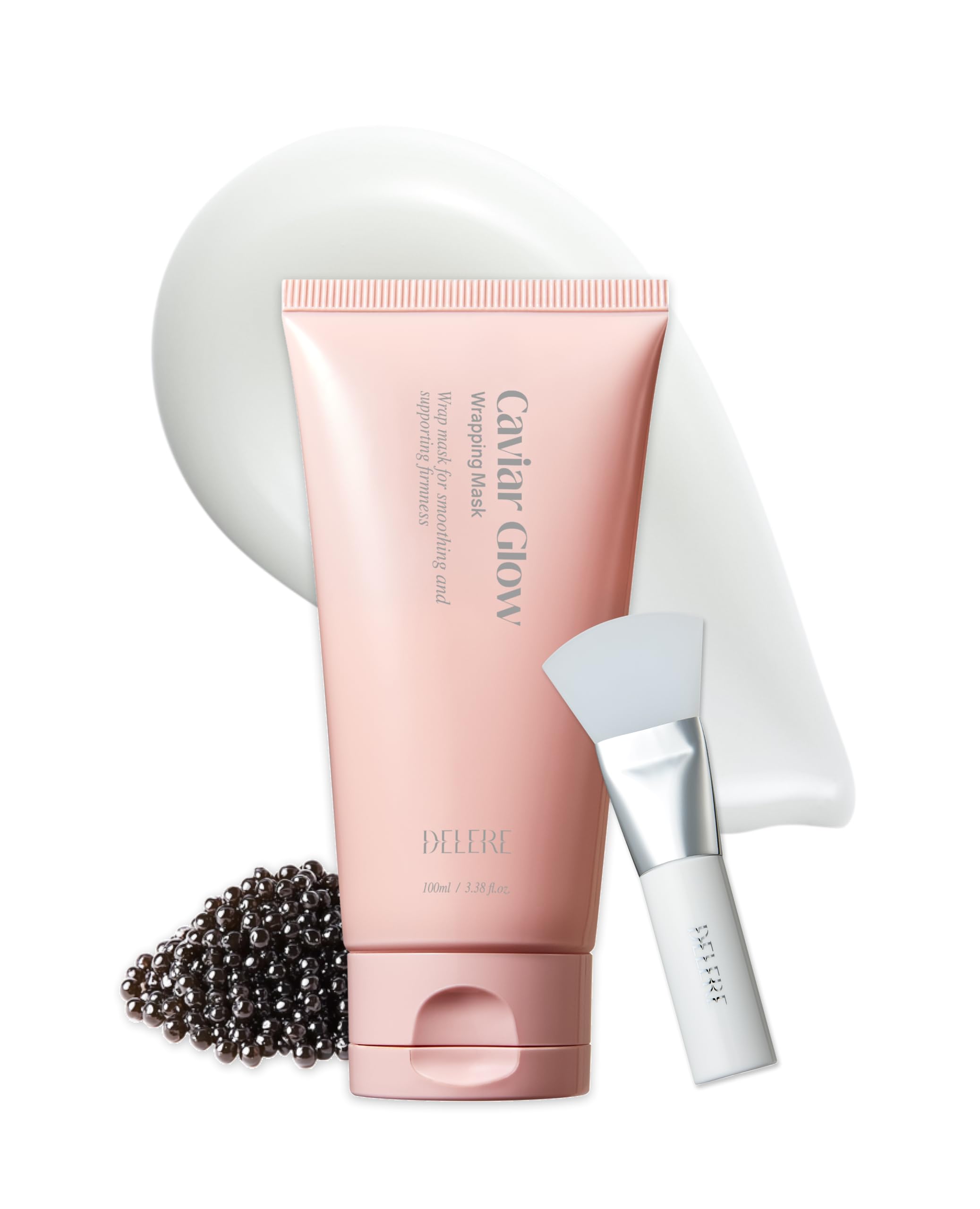 Delere Caviar Glow Mask packaging signals premium care for at-home pampering.