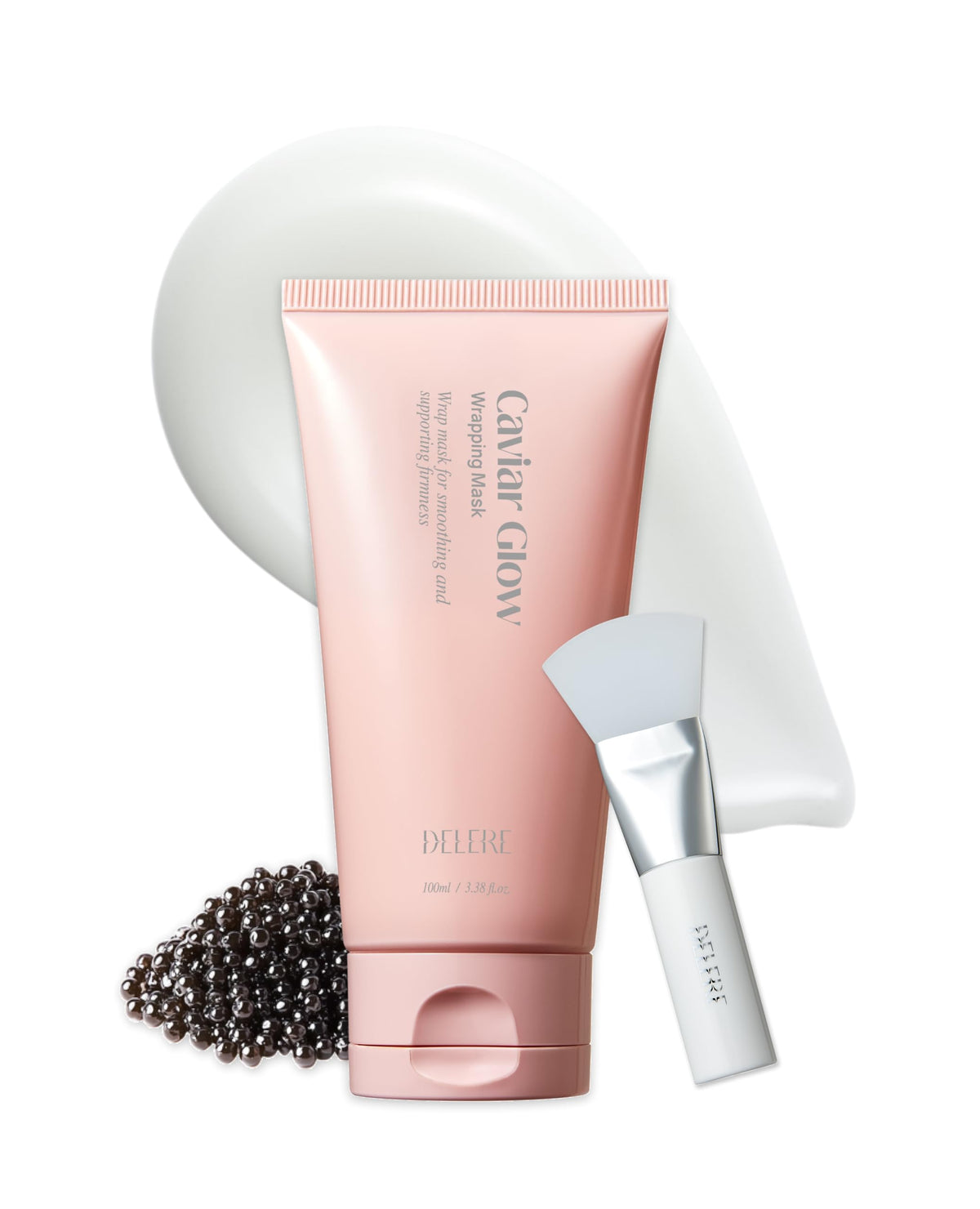Delere Caviar Glow Mask packaging signals premium care for at-home pampering.