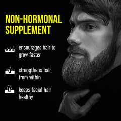 Delta Genesis Beard Grow XL grooming kit scene emphasizes fuller beard potential