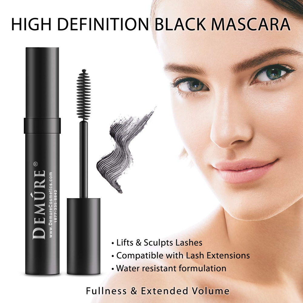 DELÚVIA Demure mineral mascara delivers an HD look that enhances eye definition.