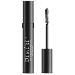 DELÚVIA Demure mineral mascara lifts lashes for a definition-rich look.