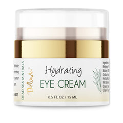 Delúvia eye cream bottle for daily hydrating under-eye care