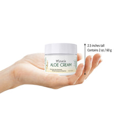 DELÚVIA Miracle Aloe Cream travel-size packaging for on-the-go hydration.