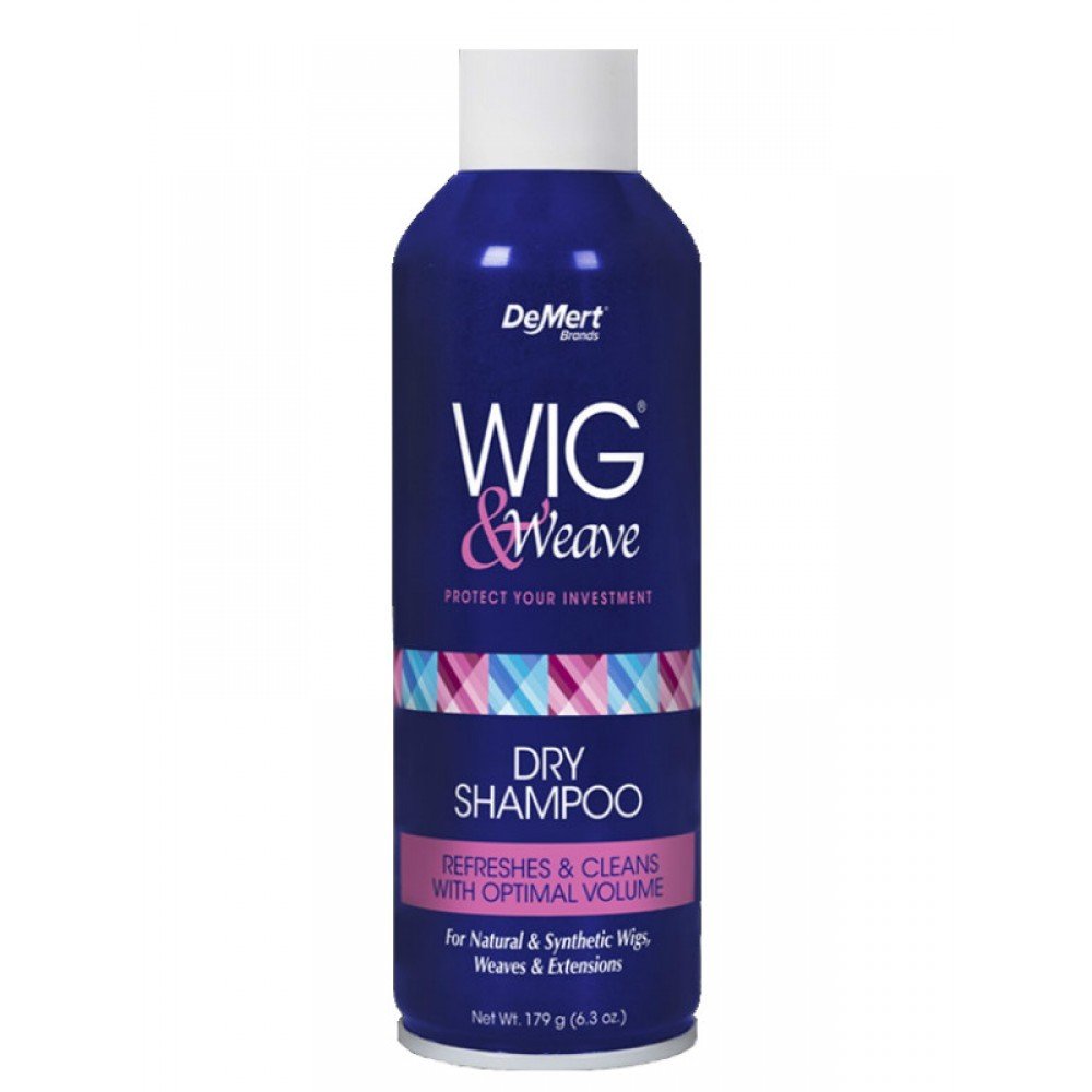 Demert Wig & Weave Dry Shampoo bottle refreshes wigs between washes.
