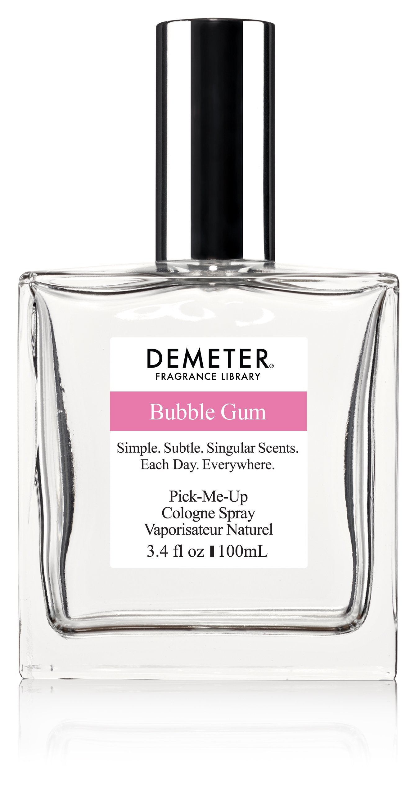DEMETER Bubble Gum cologne spray bottle for daily nostalgic fragrance.