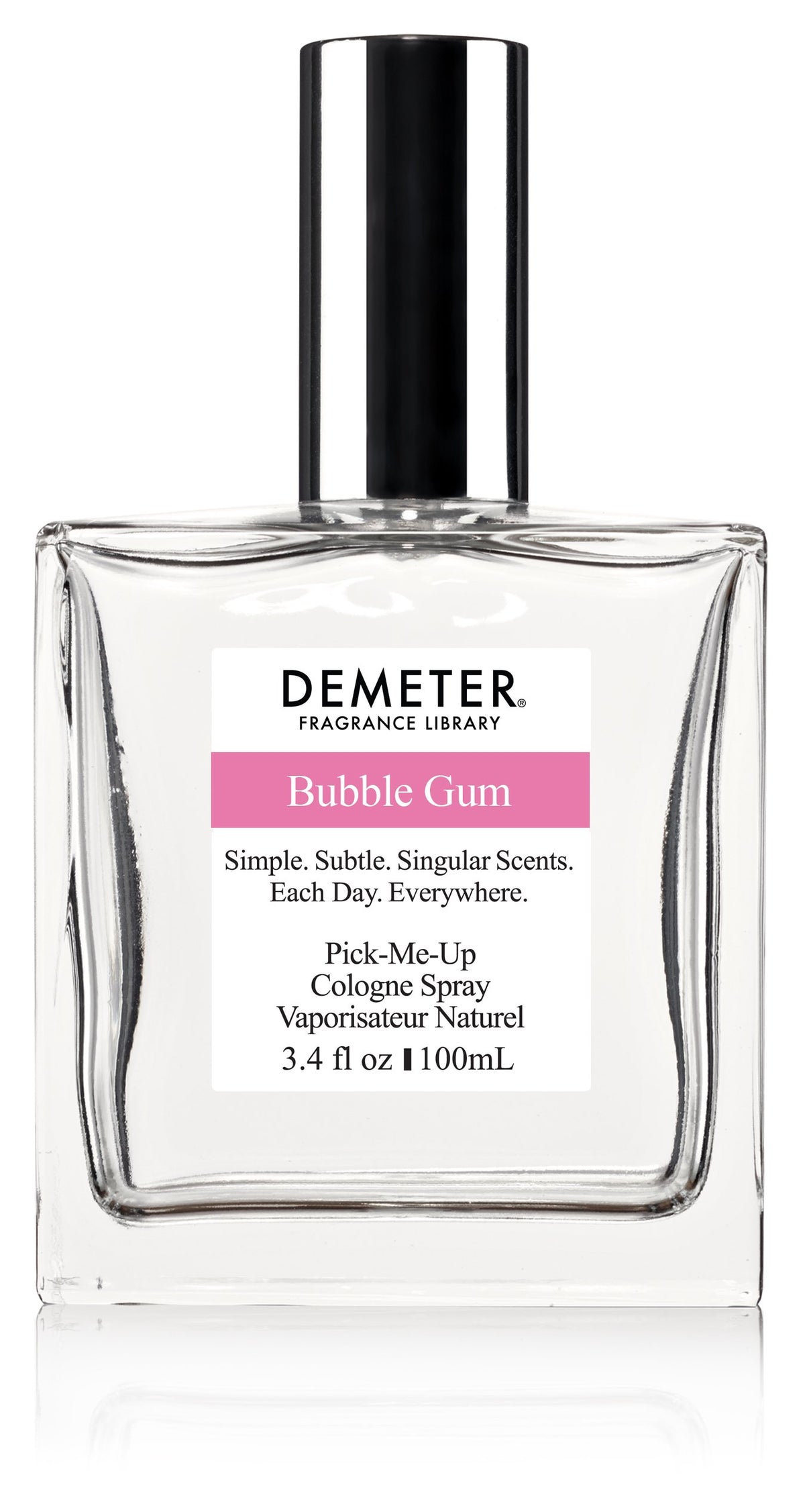 DEMETER Bubble Gum cologne spray bottle for daily nostalgic fragrance.