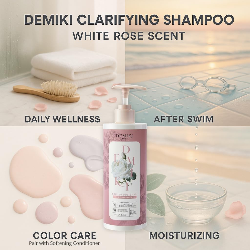 DEMIKI sulfate-free cleanser supports daily cleansing without harsh detergents.