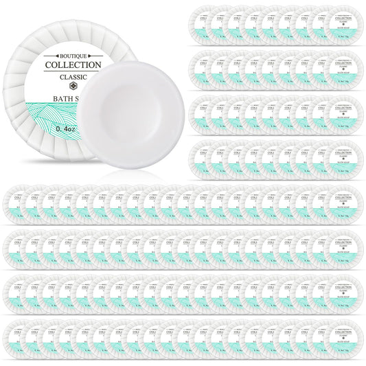 Demissle 500-piece mini soap bars coin-size bulk package for hotels and travels