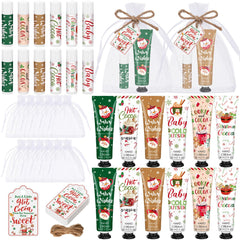 Demissle Christmas hot cocoa gift set packaging in red and green for festive party favors.