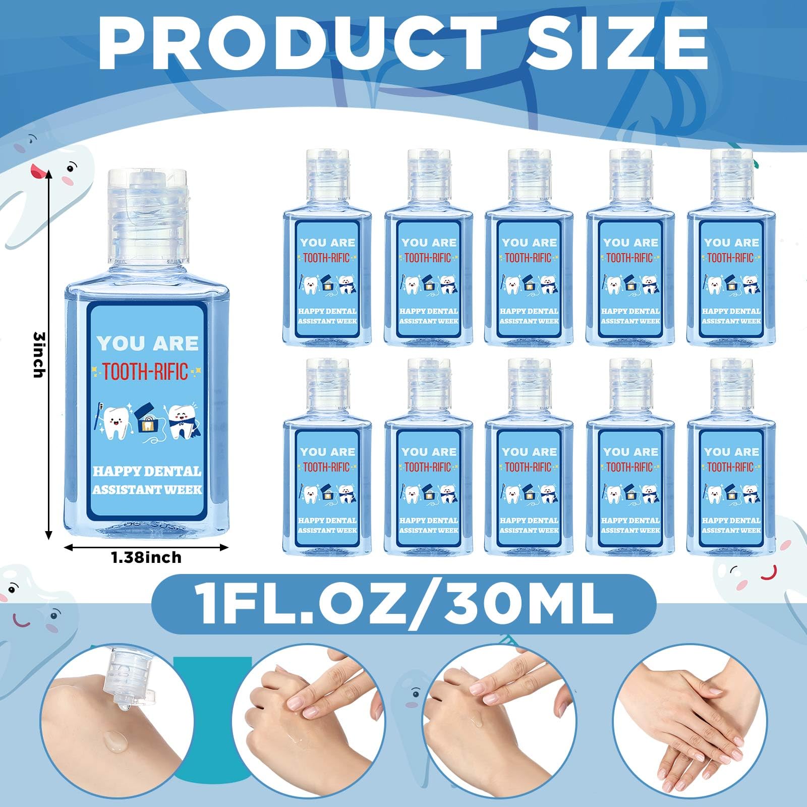 Demissle 1oz travel-size hand soap bottle, easy to slip into pockets or purses.