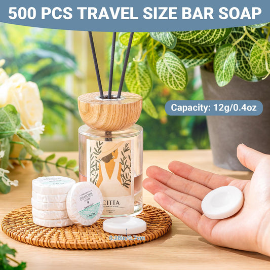 Demissle hotel soap bars travel-friendly compact blocks ready for packing
