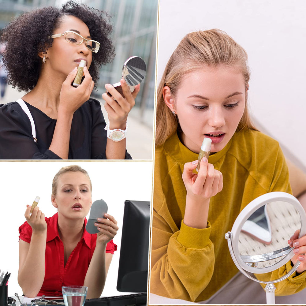 Demissle lip balm features inspirational quotes on each stick.