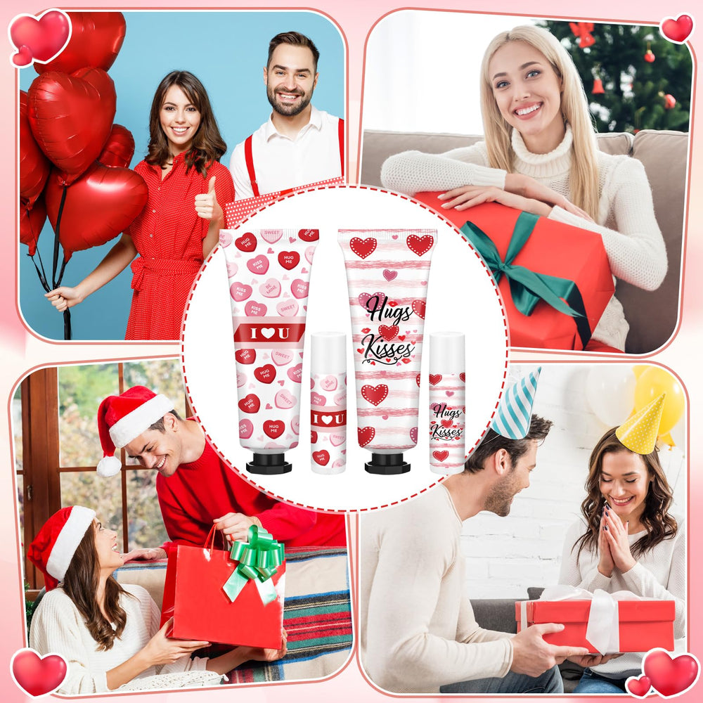 Demissle romantic red and pink heart packaging enhances gifting appeal