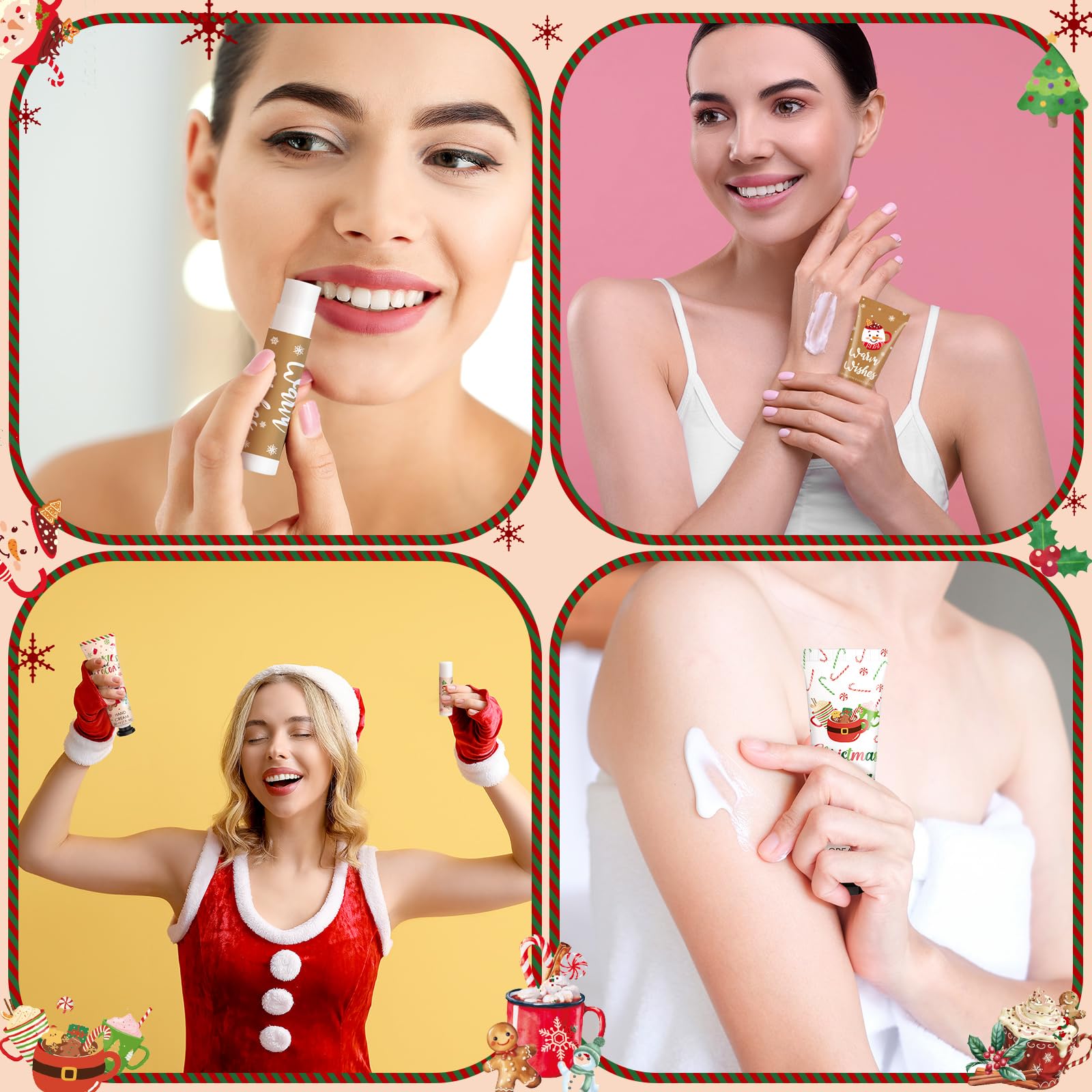 Demissle six-scent hand cream display highlighting varied aromas.
