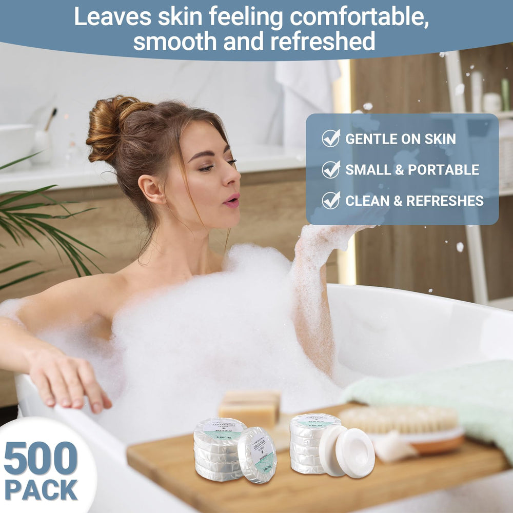 Demissle travel-size soap bars suitable for airlines and hotels